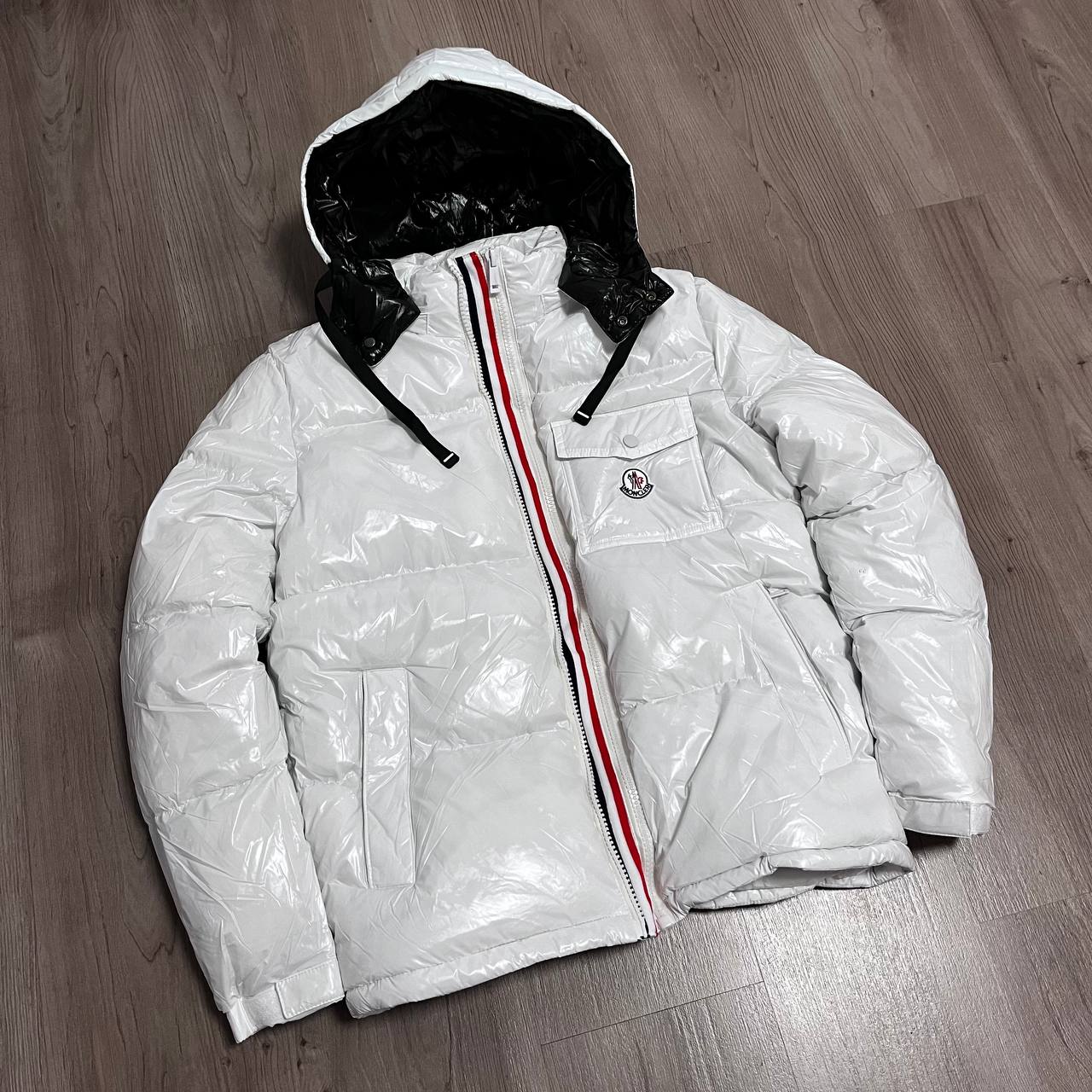 CHAQUETON MONCLEAR BLANCO BORDADO