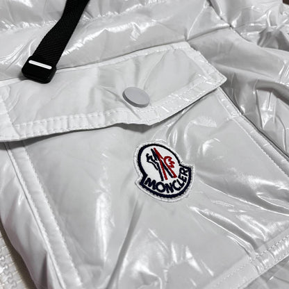CHAQUETON MONCLEAR BLANCO BORDADO